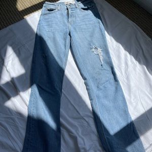 Reformation Liza high straight jean